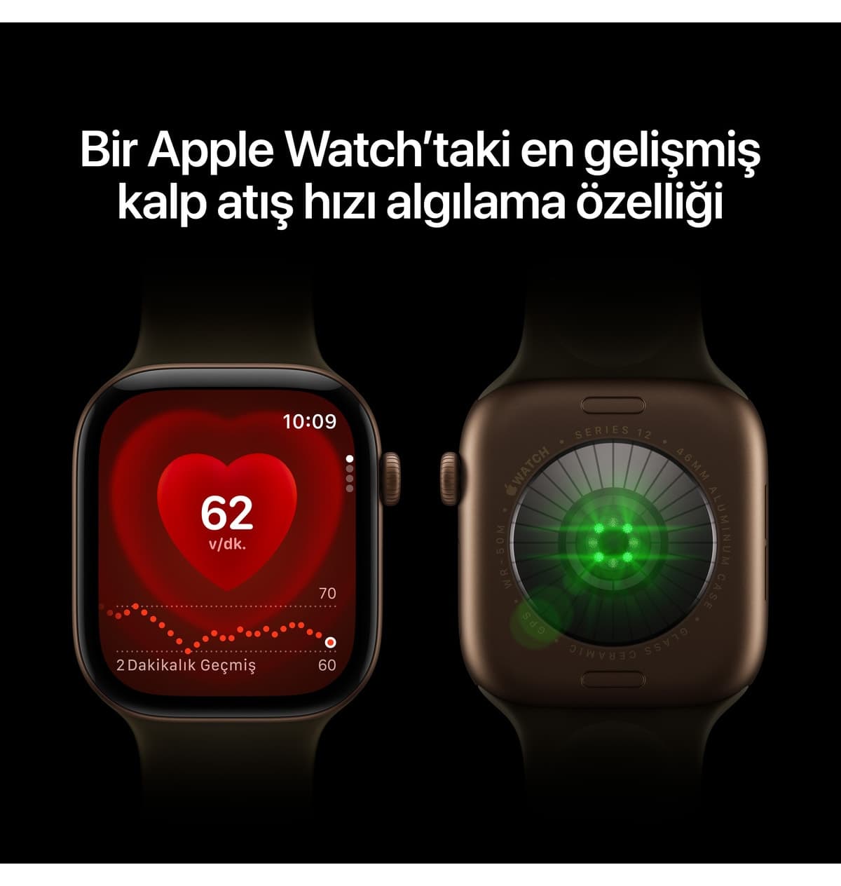 ساعت هوشمند Apple Watch Series 12 GPS 42mm برنز تیره بند اسپرت سبز زیتونی M/L ساعت هوشمند Apple Watch Series 12 GPS 42mm برنز تیره بند اسپرت سبز زیتونی M/L