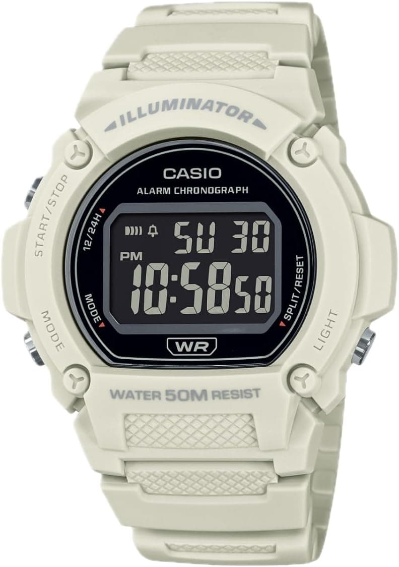 ساعت مچی دیجیتال مردانه Casio ضد آب 50M WR مدل W219H ساعت مچی دیجیتال مردانه Casio ضد آب 50M WR مدل W219H