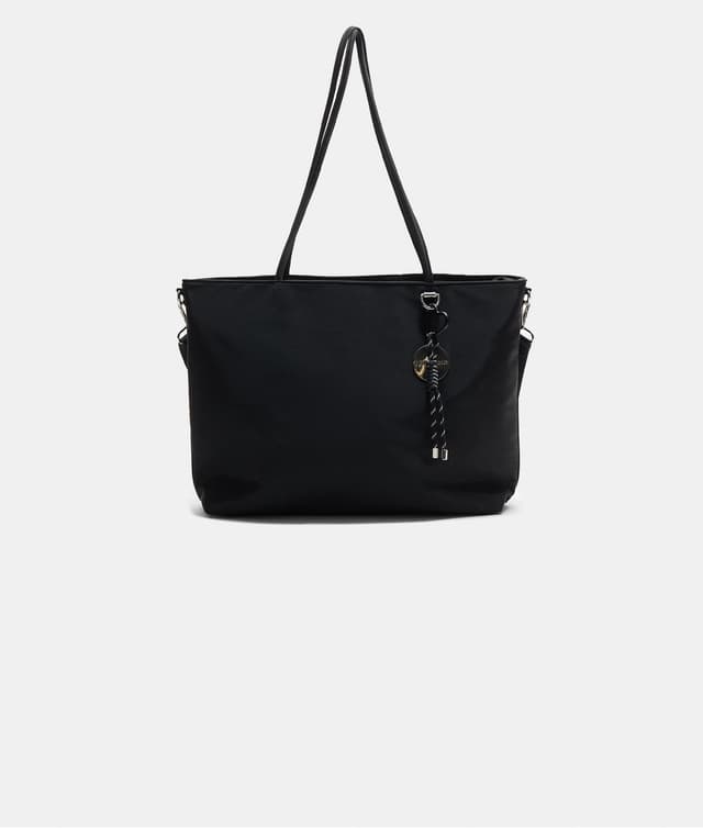 کیف شاپر Stradivarius بافتنی Charm کیف شاپر Stradivarius بافتنی Charm