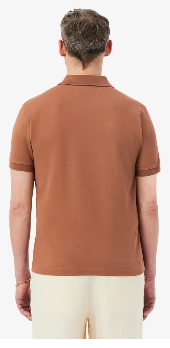 پولوشرت مردانه Lacoste فیت کلاسیک قهوهای مدل L.12.12 پولوشرت مردانه Lacoste فیت کلاسیک قهوهای مدل L.12.12