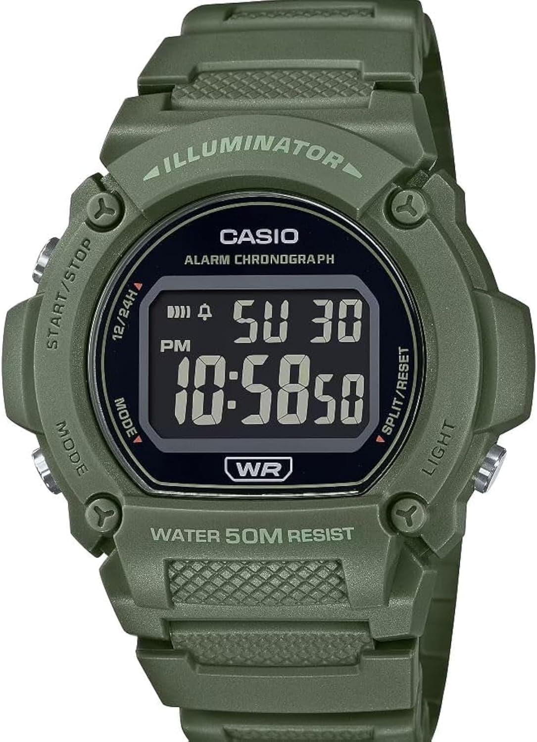 ساعت مچی دیجیتال مردانه Casio ضد آب 50M WR مدل W219H ساعت مچی دیجیتال مردانه Casio ضد آب 50M WR مدل W219H