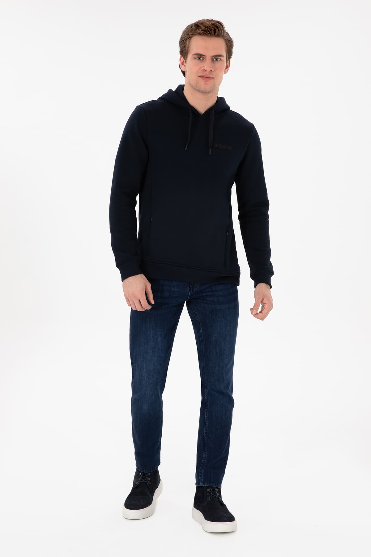 سوئیشرت مردانه U.S. Polo Assn. سرمهای مدل 50296559-VR033 سوئیشرت مردانه U.S. Polo Assn. سرمهای مدل 50296559-VR033