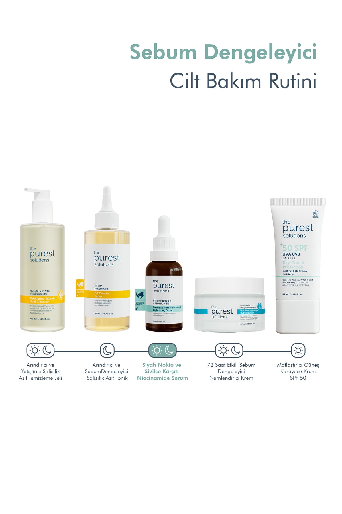 سرم ضد منافذ و جوش سرسیاه The Purest Solutions با Niacinamide 5% و Zinc Pca 1% حجم 30 ML سرم ضد منافذ و جوش سرسیاه The Purest Solutions با Niacinamide 5% و Zinc Pca 1% حجم 30 ML