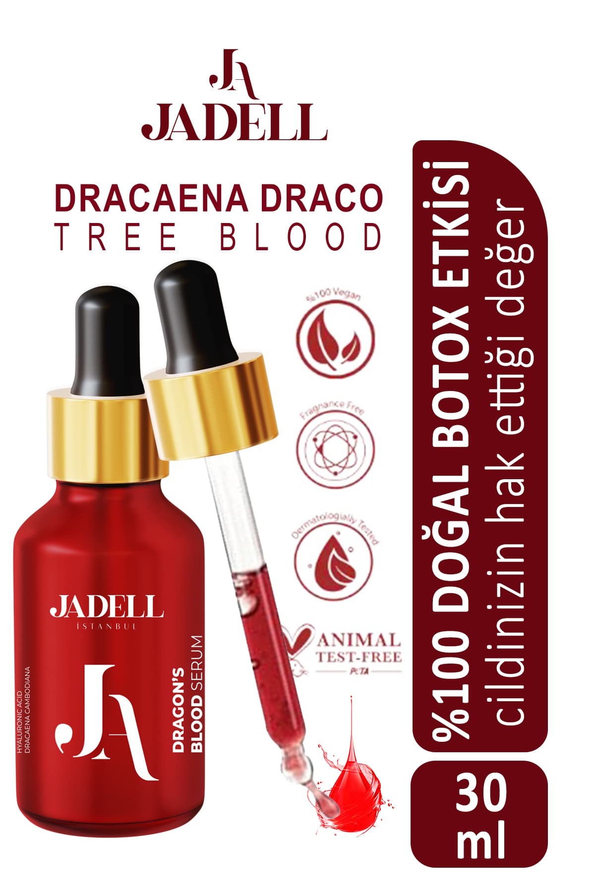 سرم صورت JADELL با اثر بوتاکس Dragon's حجم 30 ml سرم صورت JADELL با اثر بوتاکس Dragon's حجم 30 ml