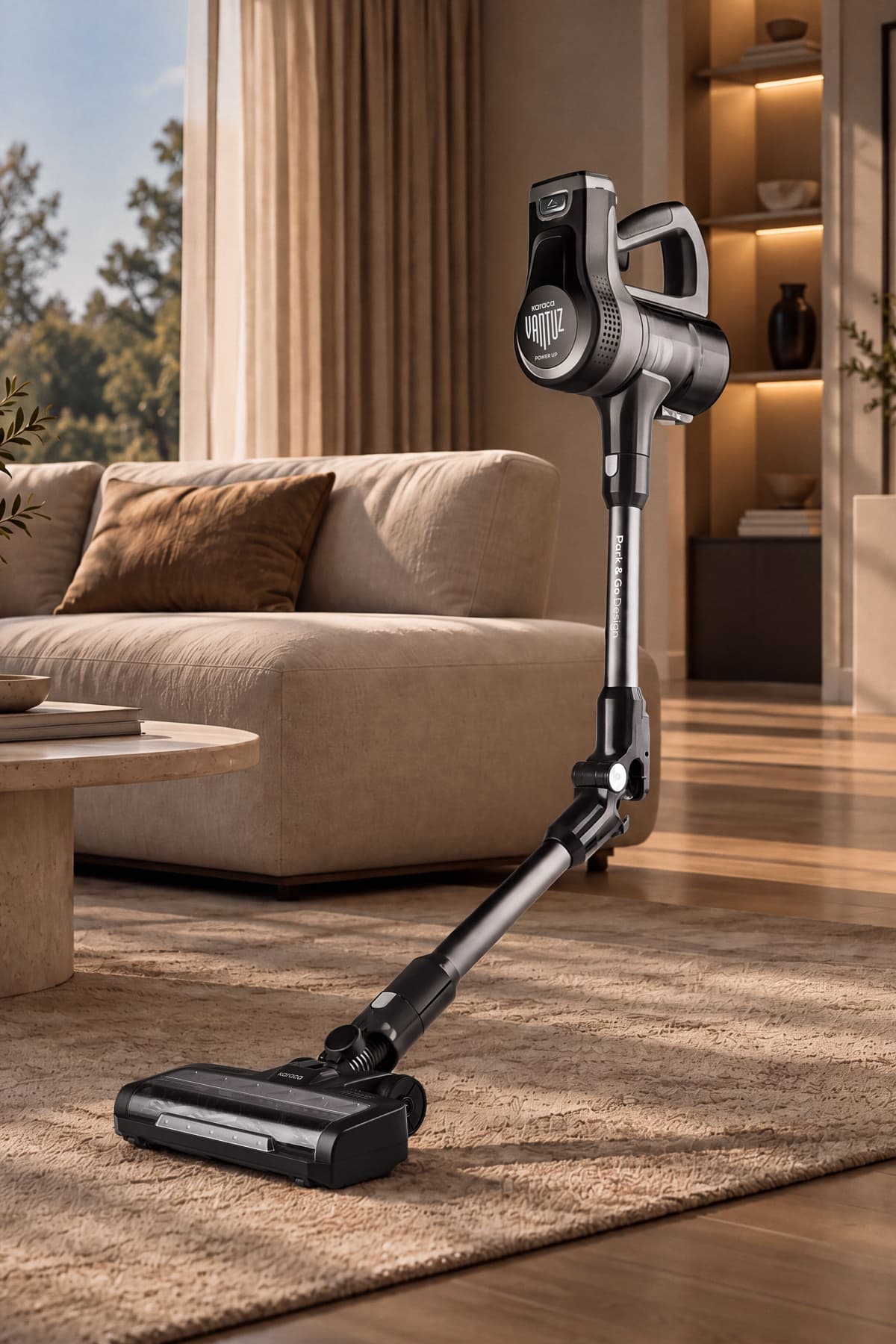 جاروبرقی ایستاده Karaca Power Up Pro مشکی کروم 350 W جاروبرقی ایستاده Karaca Power Up Pro مشکی کروم 350 W