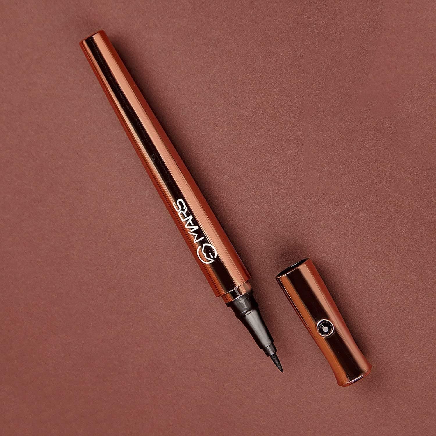 خط چشم مایع MARS مشکی نوک فوقنازک مدل مات ضدآب و ضدلک (1ml) خط چشم مایع MARS مشکی نوک فوقنازک مدل مات ضدآب و ضدلک (1ml)