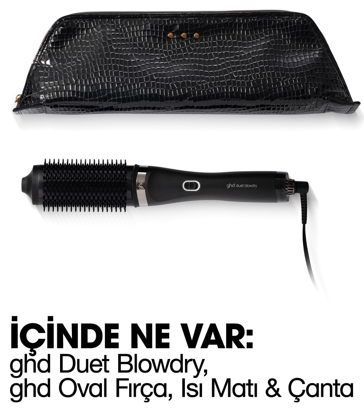 ست شکلدهنده مو Ghd مدل Duet Blowdry دو در یک همراه شانه و کیف ست شکلدهنده مو Ghd مدل Duet Blowdry دو در یک همراه شانه و کیف
