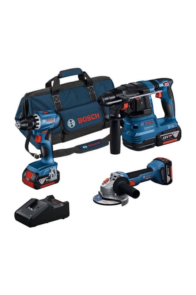 مجموعه ابزار Bosch مدل Gsr+Gws+Gbh 3X4.ah 3Lü مجموعه ابزار Bosch مدل Gsr+Gws+Gbh 3X4.ah 3Lü