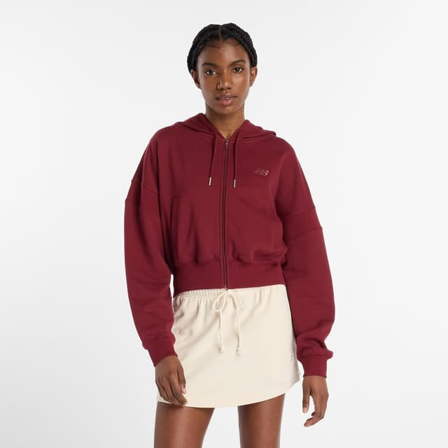 سویشرت دورس فرانسوی New Balance زرشکی مدل WJ51506-MHB سویشرت دورس فرانسوی New Balance زرشکی مدل WJ51506-MHB