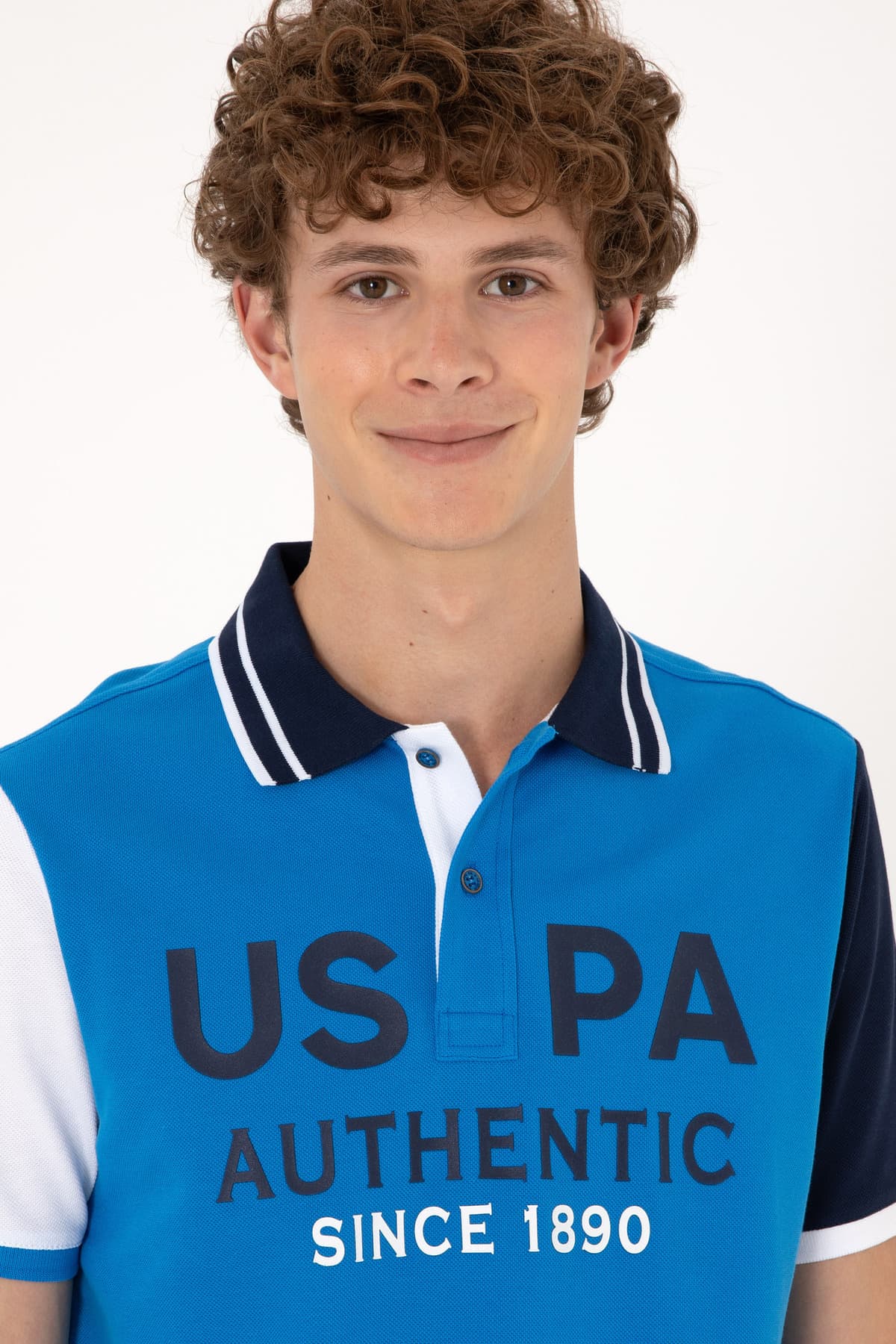 تیشرت مردانه U.S. Polo Assn. یقه پولو فیت معمولی آبی کبالت مدل 50299803-VR077 تیشرت مردانه U.S. Polo Assn. یقه پولو فیت معمولی آبی کبالت مدل 50299803-VR077