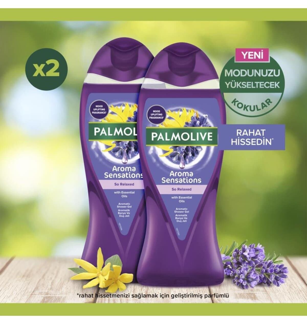 ژل حمام و دوش زنانه Palmolive معطر Aroma Sensations So Relaxed 500ml x2 ژل حمام و دوش زنانه Palmolive معطر Aroma Sensations So Relaxed 500ml x2