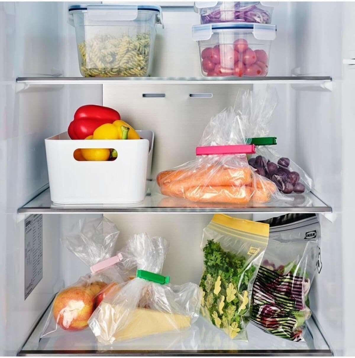 گیره کیسه IKEA مدل Bevara بسته 26 عددی 005.241.741 گیره کیسه IKEA مدل Bevara بسته 26 عددی 005.241.741