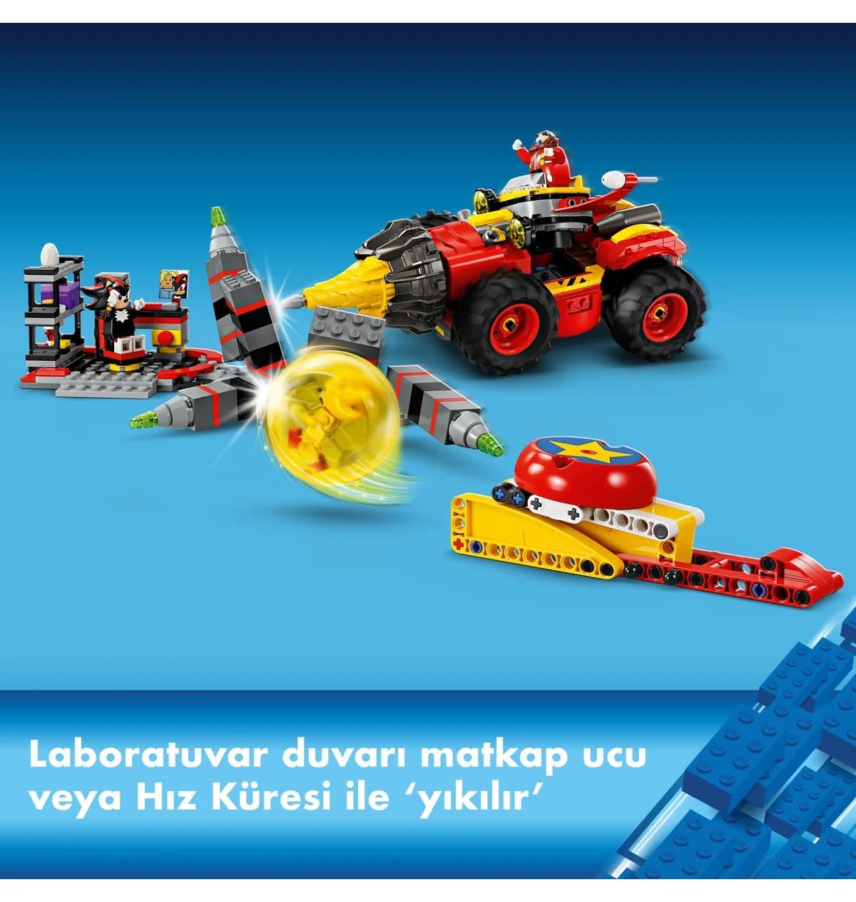 لگو Sonic the Hedgehog Super Sonic مقابل Egg Drillster مدل 76999 لگو Sonic the Hedgehog Super Sonic مقابل Egg Drillster مدل 76999