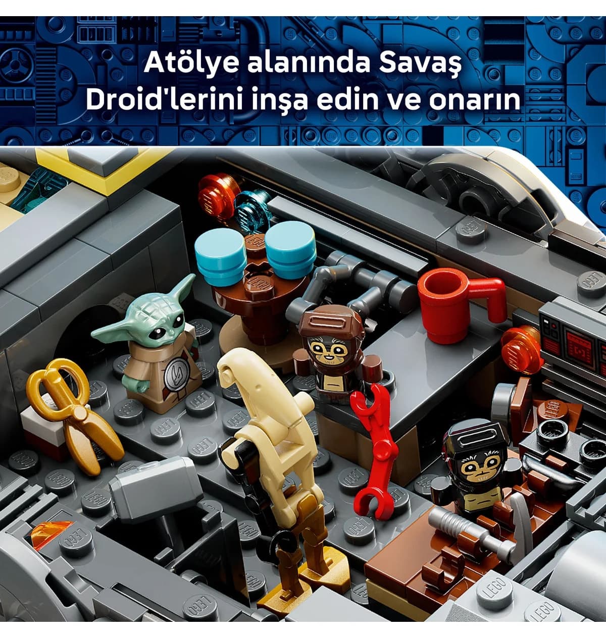 لگو Star Wars Mandalorian و Grogu Anzellan Starship مدل 75445 لگو Star Wars Mandalorian و Grogu Anzellan Starship مدل 75445