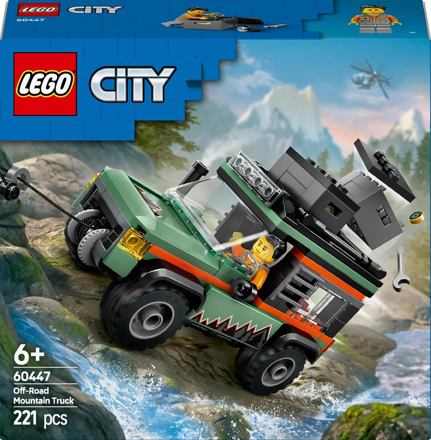لگو City ماشین آفرود کوهستانی 4x4 مدل 60447 لگو City ماشین آفرود کوهستانی 4x4 مدل 60447