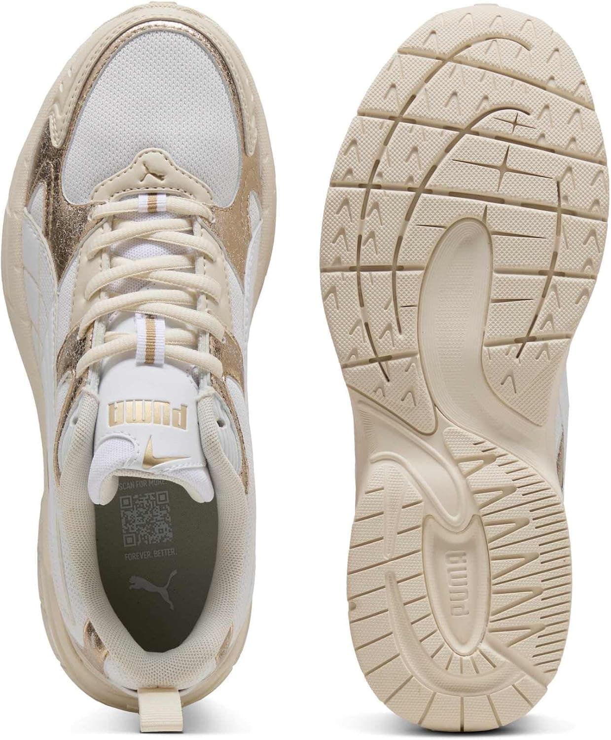 کفش ورزشی زنانه PUMA Mıl.tech2000 متالیک Whisper سفید مدل 404718-02 کفش ورزشی زنانه PUMA Mıl.tech2000 متالیک Whisper سفید مدل 404718-02