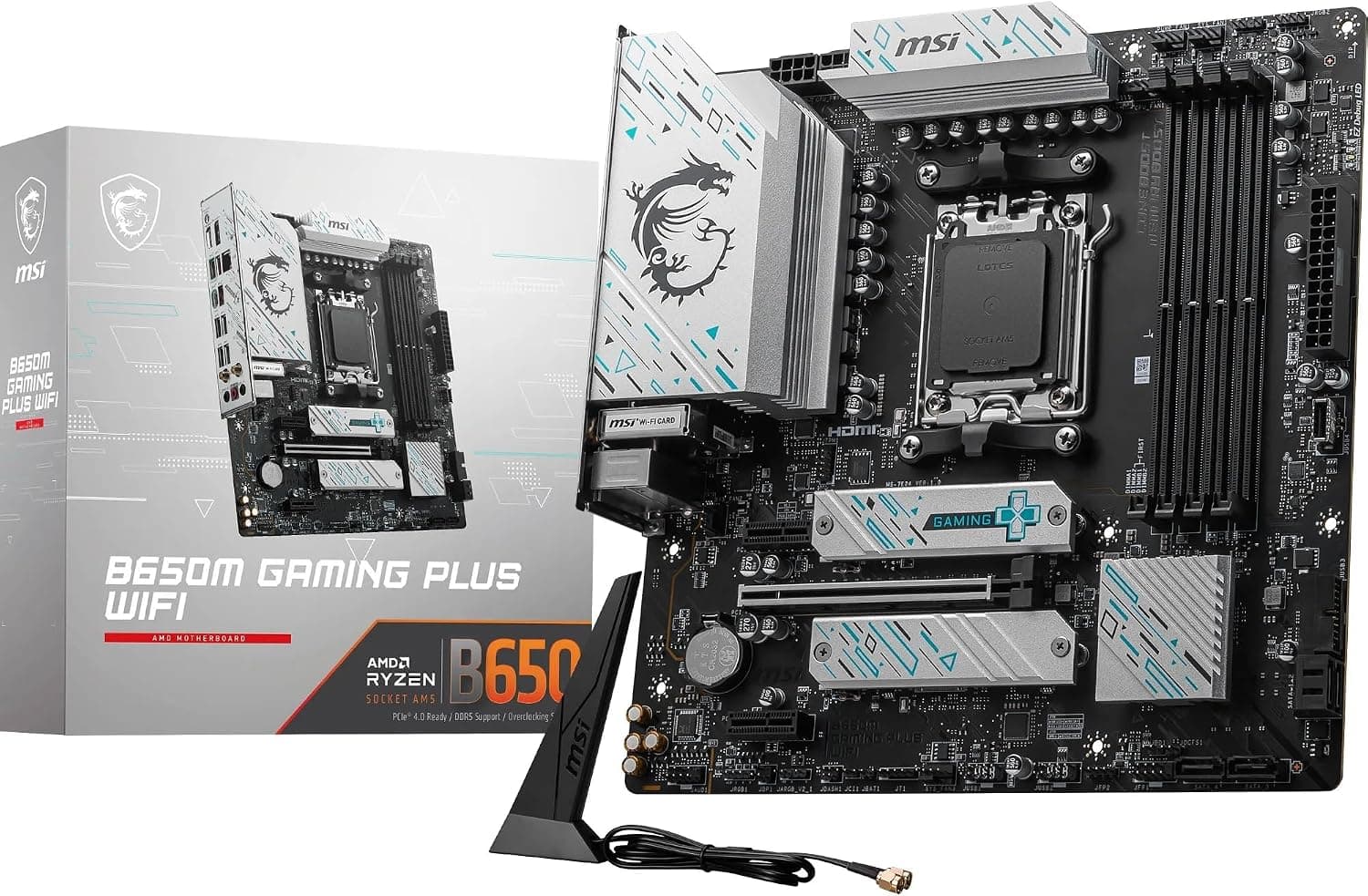مادربرد MSI با سوکت AM5 و چیپست AMD B650 مدل B650M-P مشکی مادربرد MSI با سوکت AM5 و چیپست AMD B650 مدل B650M-P مشکی