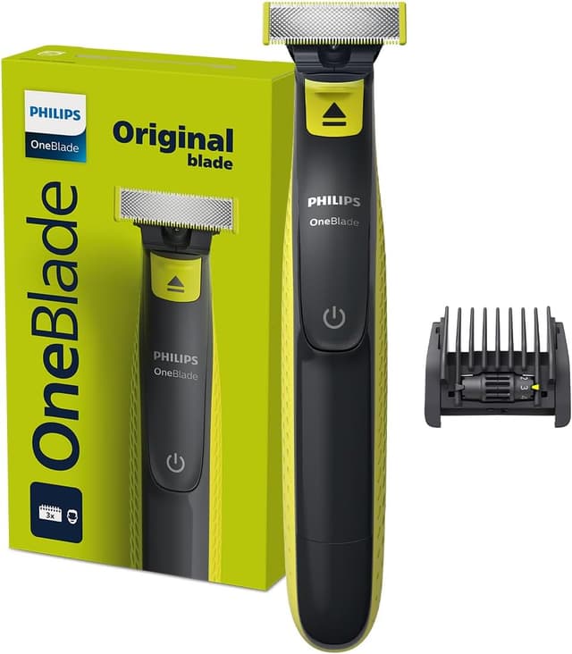 ریشتراش مردانه Philips OneBlade با شانه 5-in-1 قابل تنظیم مدل QP2724/20 ریشتراش مردانه Philips OneBlade با شانه 5-in-1 قابل تنظیم مدل QP2724/20