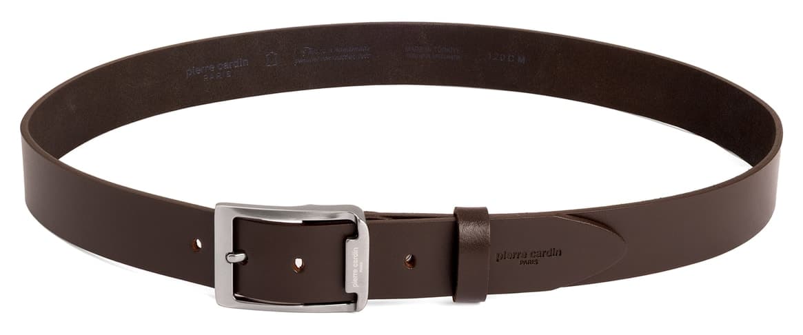 کمربند مردانه Pierre Cardin چرم آنیلین قهوهای عرض 4 cm مدل PCK04100H0I کمربند مردانه Pierre Cardin چرم آنیلین قهوهای عرض 4 cm مدل PCK04100H0I