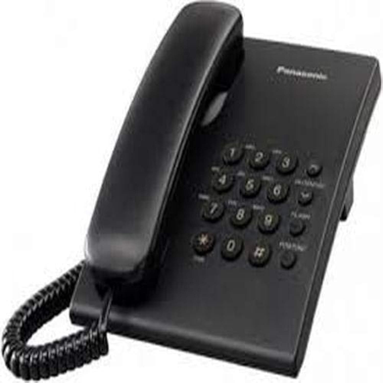 تلفن سیمی Panasonic مشکی مدل KX-TS500 تلفن سیمی Panasonic مشکی مدل KX-TS500