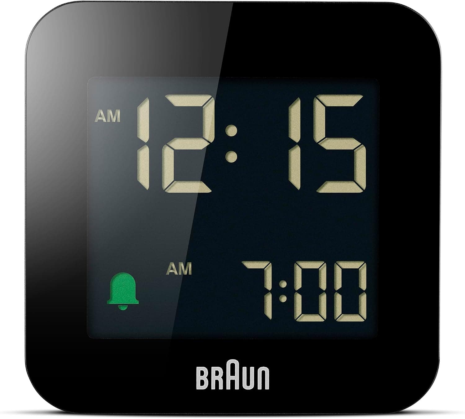 ساعت زنگدار دیجیتال سفری Braun مشکی با آلارم Crescendo، نمایشگر LCD منفی و تنظیم سریع، مدل BC08B ساعت زنگدار دیجیتال سفری Braun مشکی با آلارم Crescendo، نمایشگر LCD منفی و تنظیم سریع، مدل BC08B