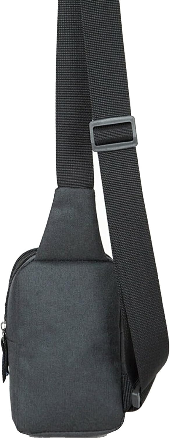 کیف کراسبادی یونیسکس Av A Dos مشکی کتان با محفظه موبایل مقاوم در برابر آب کیف کراسبادی یونیسکس Av A Dos مشکی کتان با محفظه موبایل مقاوم در برابر آب