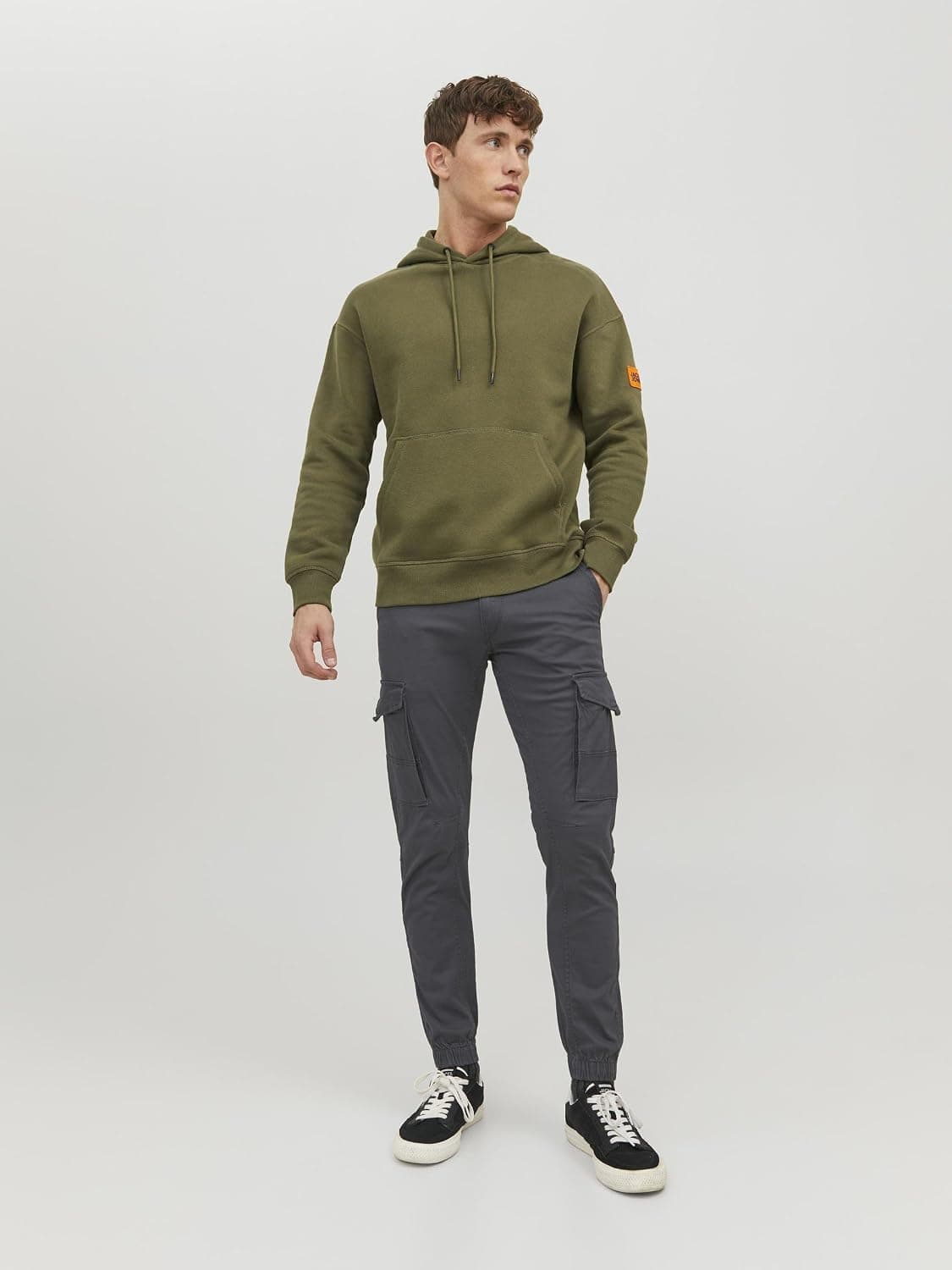 شلوار مردانه JACK & JONES رنگ آسفالتی شلوار مردانه JACK & JONES رنگ آسفالتی