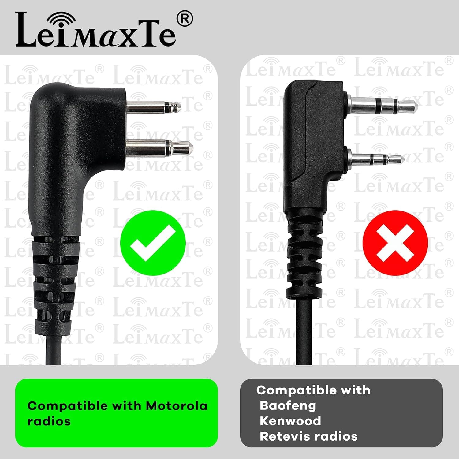 هدست رادیویی آکوستیک تیوپی LEIMAXTE با میکروفون PTT و 2 Pin سازگار با Motorola RDM2070D، CLS1110، CLS1410، CP185، CP200D و RDU4100 هدست رادیویی آکوستیک تیوپی LEIMAXTE با میکروفون PTT و 2 Pin سازگار با Motorola RDM2070D، CLS1110، CLS1410، CP185، CP200D و RDU4100