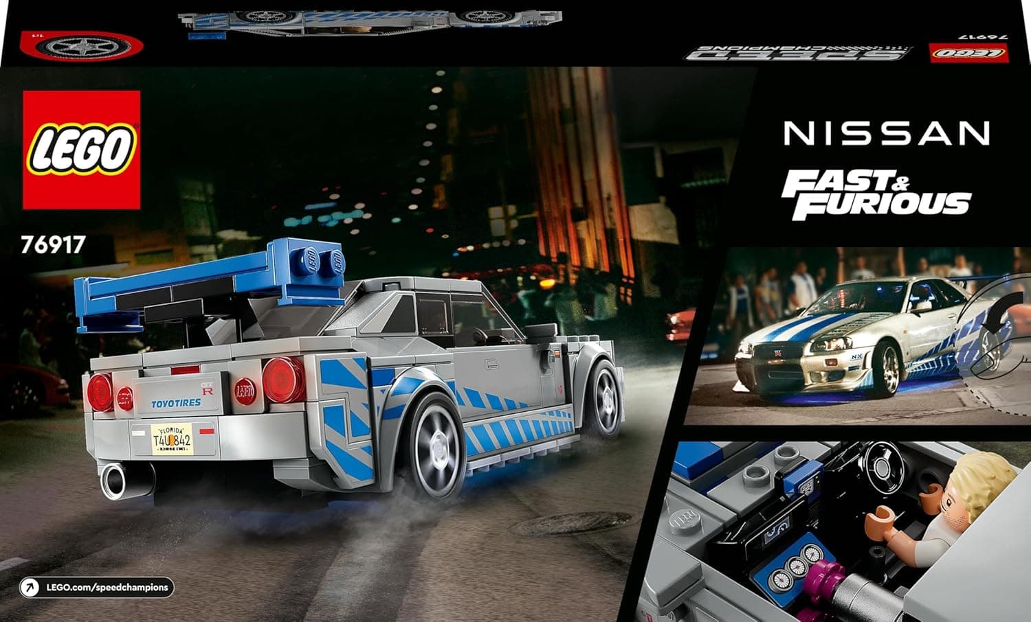 مجموعه ساختنی لگو Speed Champions سریع و خشن Nissan Skyline GT-R (R34) مدل 76917 مجموعه ساختنی لگو Speed Champions سریع و خشن Nissan Skyline GT-R (R34) مدل 76917
