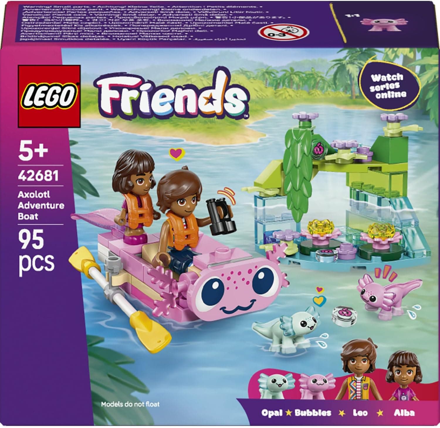 لگو Friends قایق ماجراجویی Axolotl مدل 42681 لگو Friends قایق ماجراجویی Axolotl مدل 42681