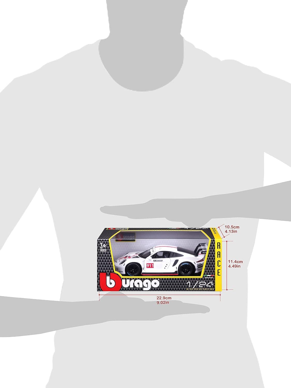 ماکت ماشین Bburago مقیاس 1:24 مدل Porsche 911 RSR GT ماکت ماشین Bburago مقیاس 1:24 مدل Porsche 911 RSR GT