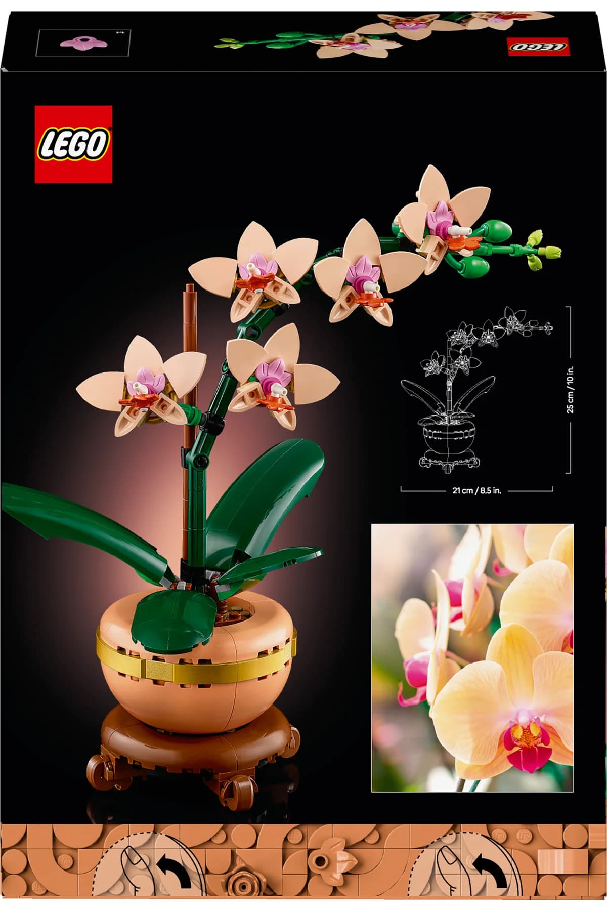لگو 10343 Botanicals گل ارکیده مینیاتوری برای بزرگسالان با گلهای رنگ روشن (274 قطعه) لگو 10343 Botanicals گل ارکیده مینیاتوری برای بزرگسالان با گلهای رنگ روشن (274 قطعه)