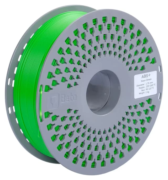 فیلامنت Beta Filament ABS+ سبز نئونی 1KG فیلامنت Beta Filament ABS+ سبز نئونی 1KG