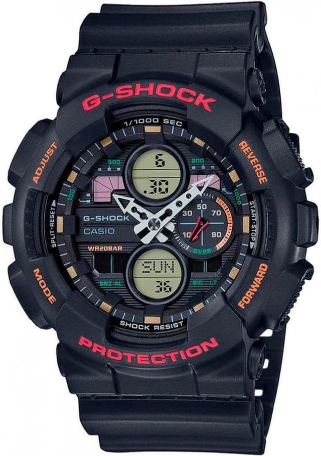 ساعت مچی مردانه Casio G-Shock آنالوگ-دیجیتال صفحه مشکی مدل GA-140-1A4DR (G976) ساعت مچی مردانه Casio G-Shock آنالوگ-دیجیتال صفحه مشکی مدل GA-140-1A4DR (G976)