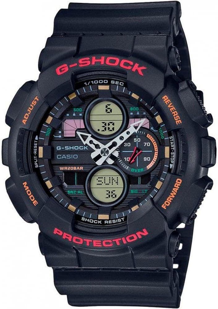 ساعت مچی مردانه Casio G-Shock آنالوگ-دیجیتال صفحه مشکی مدل GA-140-1A4DR (G976) ساعت مچی مردانه Casio G-Shock آنالوگ-دیجیتال صفحه مشکی مدل GA-140-1A4DR (G976)
