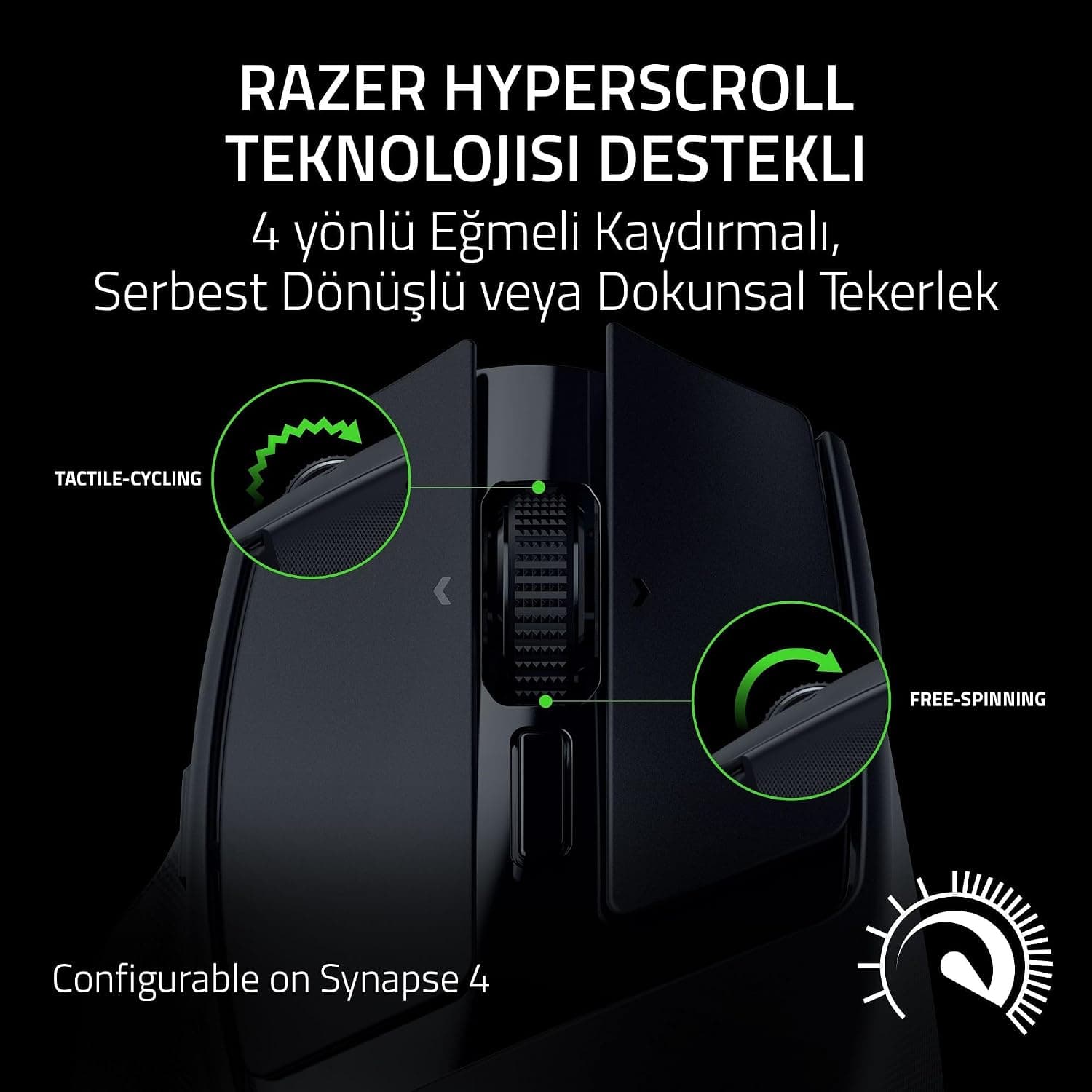 ماوس بازی بیسیم Razer Basilisk Mobile کوچک و ارگونومیک با حسگر Focus X 18K و اتصال سهحالته مشکی ماوس بازی بیسیم Razer Basilisk Mobile کوچک و ارگونومیک با حسگر Focus X 18K و اتصال سهحالته مشکی