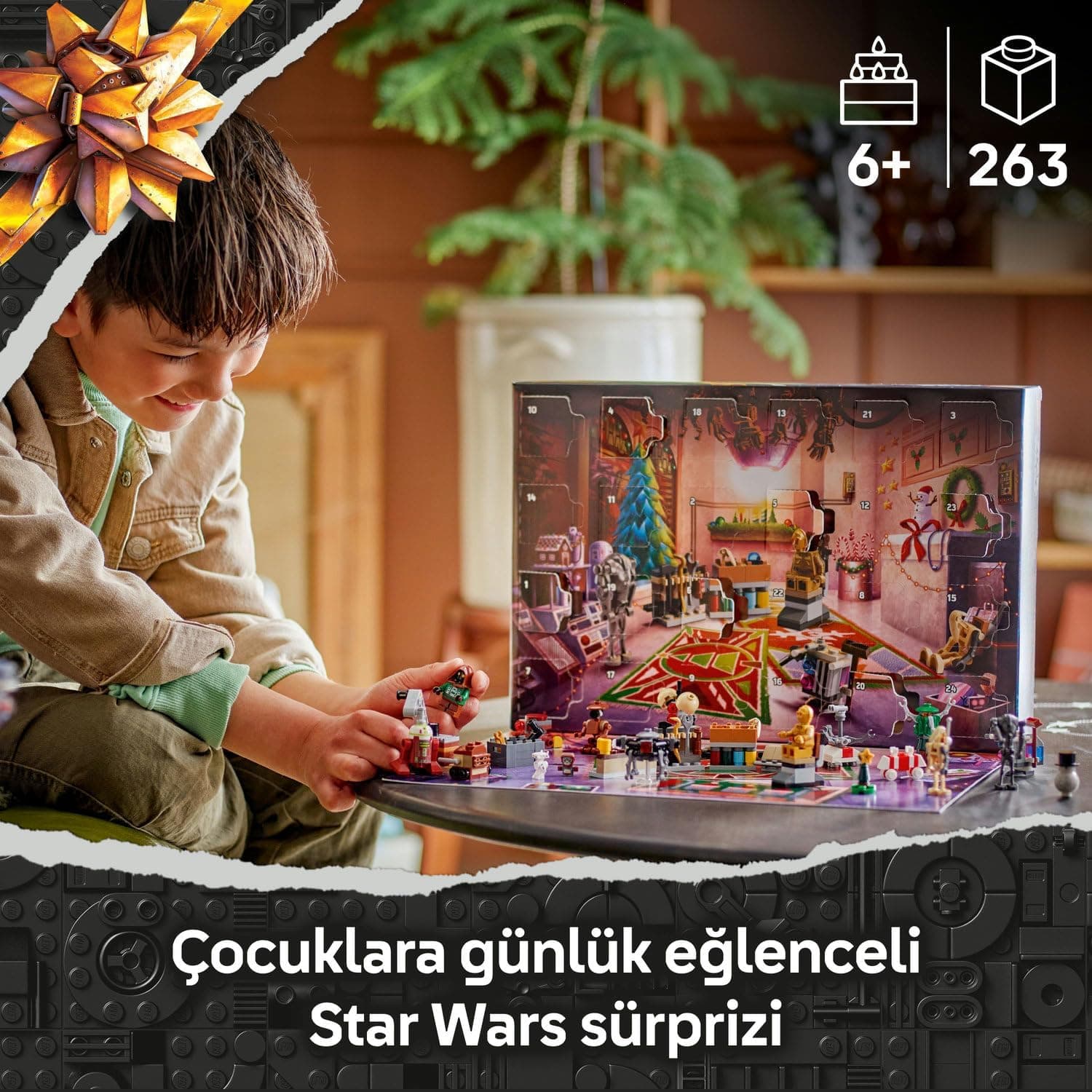 لگو Star Wars تقویم سال نو 2025 مدل 75418 با 263 قطعه لگو Star Wars تقویم سال نو 2025 مدل 75418 با 263 قطعه