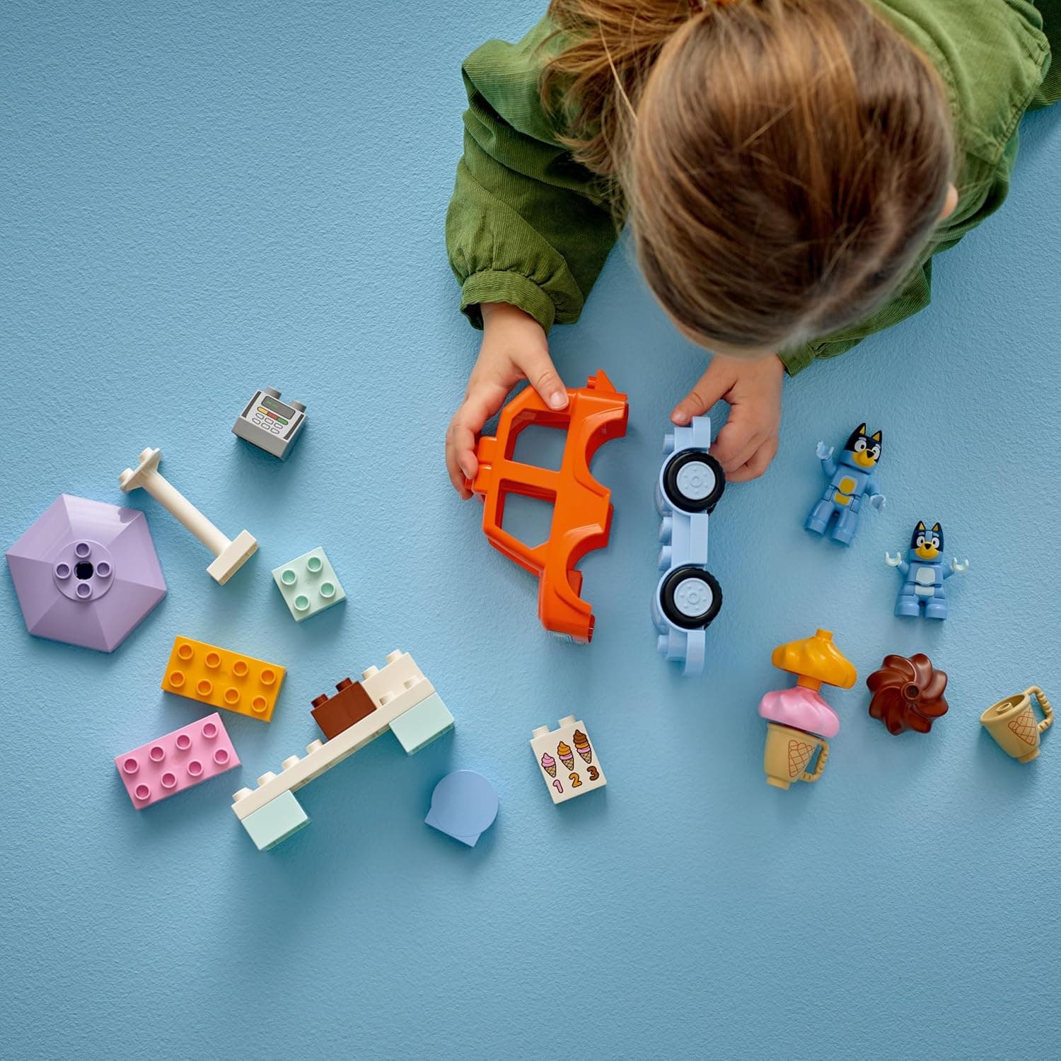لگو DUPLO سفر بستنی با Bluey مدل 10458 لگو DUPLO سفر بستنی با Bluey مدل 10458