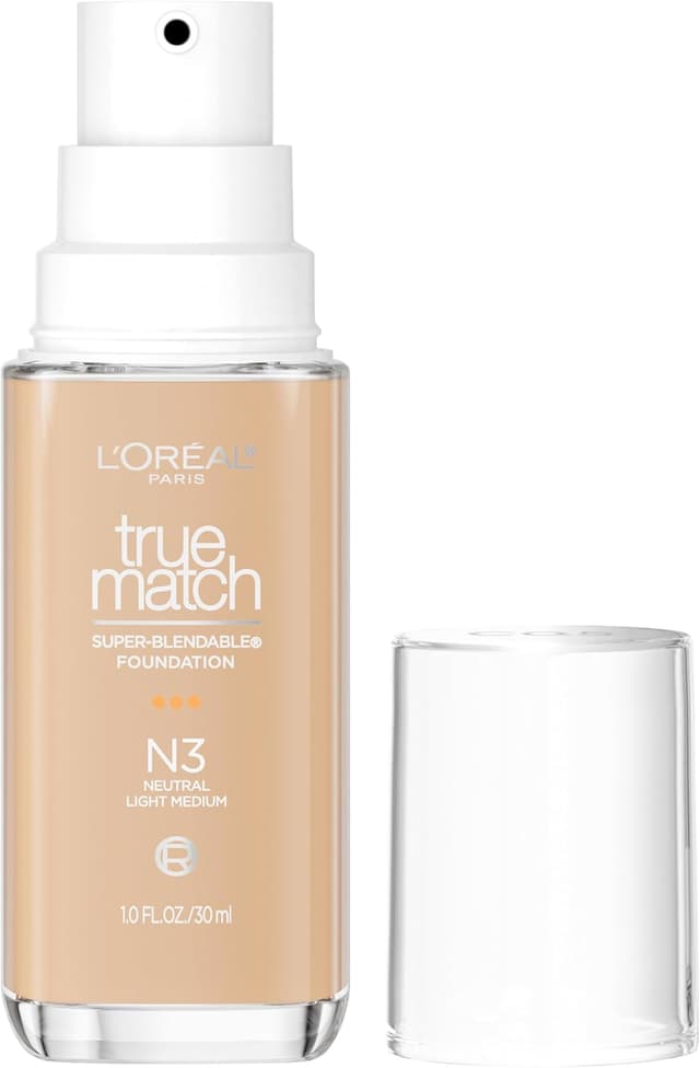 کرم پودر مایع L'Oréal Paris پوشش متوسط SPF 17 مدل N3 1 Fl Oz کرم پودر مایع L'Oréal Paris پوشش متوسط SPF 17 مدل N3 1 Fl Oz