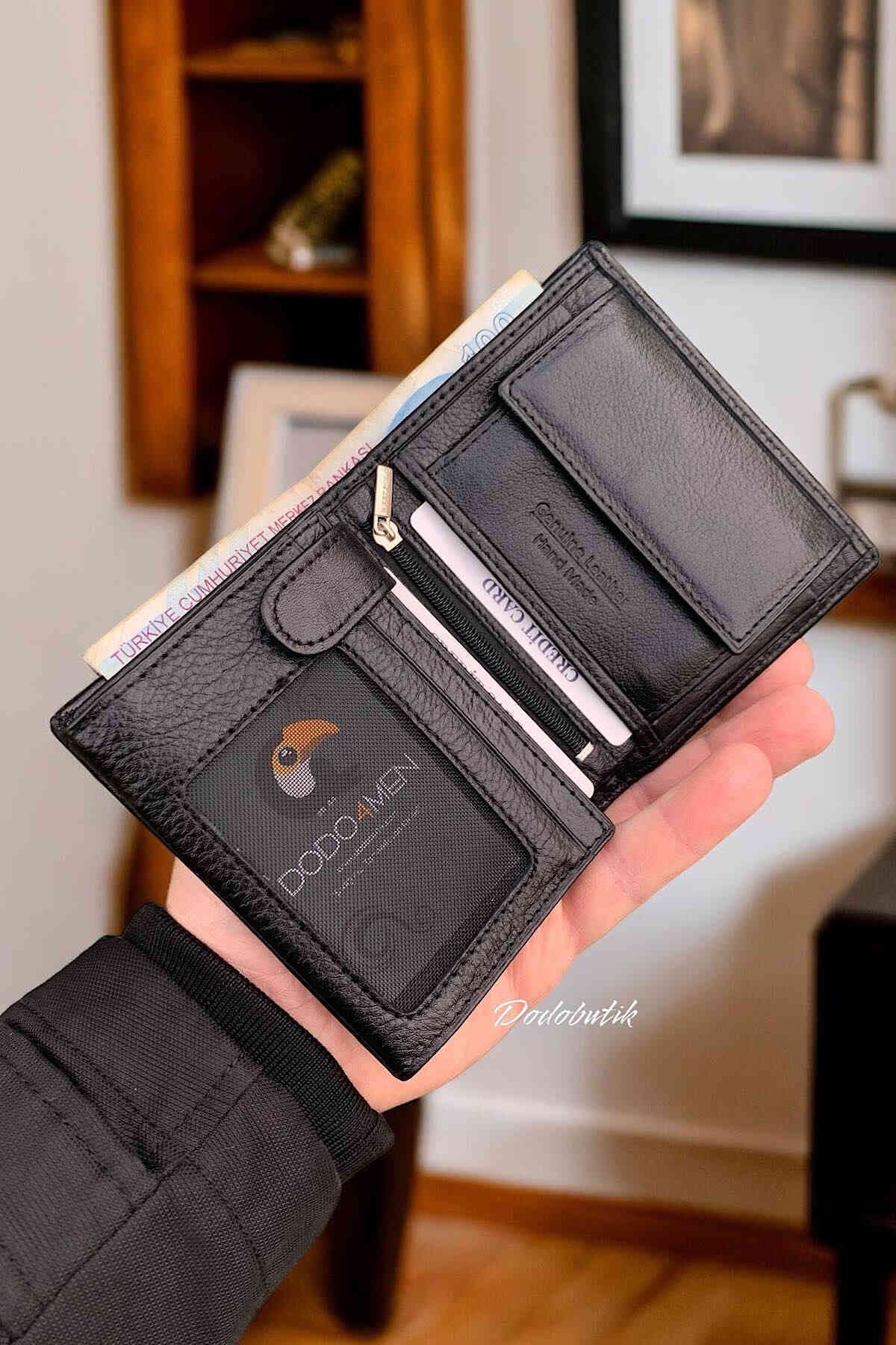 کیف پول مردانه Dodo4men چرم طبیعی 11.5cm×9cm کیف پول مردانه Dodo4men چرم طبیعی 11.5cm×9cm