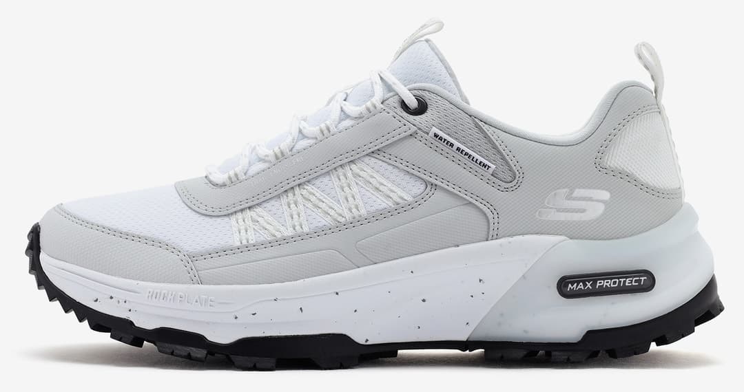 کفش زنانه Skechers Max Protect Legacy سفید فضای باز مدل 180201 WBK کفش زنانه Skechers Max Protect Legacy سفید فضای باز مدل 180201 WBK