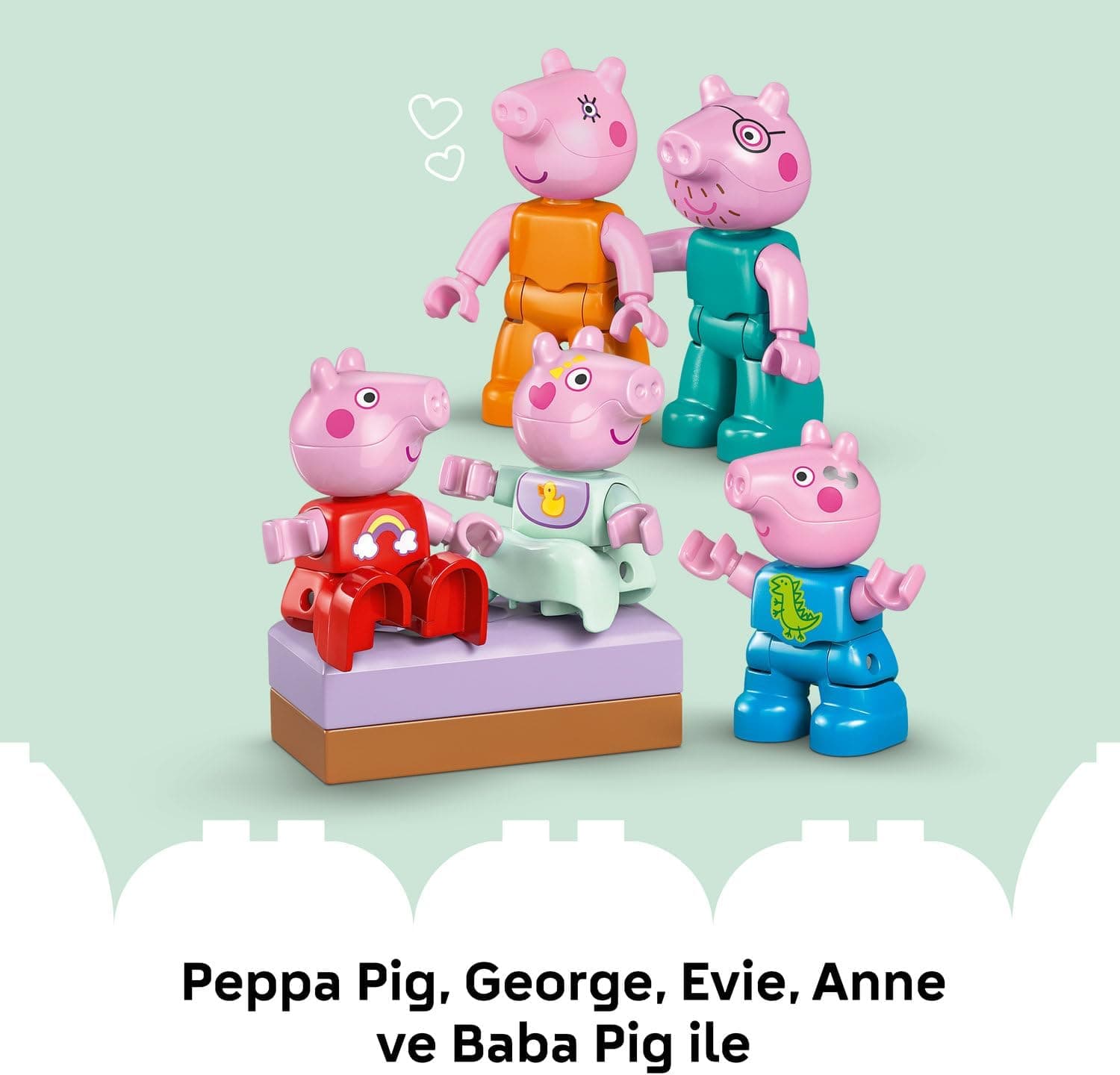 لگو DUPLO خانه خانواده Peppa Pig مدل 10467 لگو DUPLO خانه خانواده Peppa Pig مدل 10467