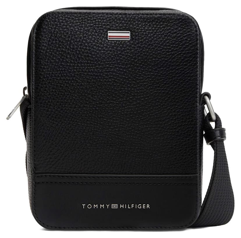 کیف پستچی مردانه Tommy Hilfiger مشکی مدل TH CENTRAL MINI REPORTER کیف پستچی مردانه Tommy Hilfiger مشکی مدل TH CENTRAL MINI REPORTER