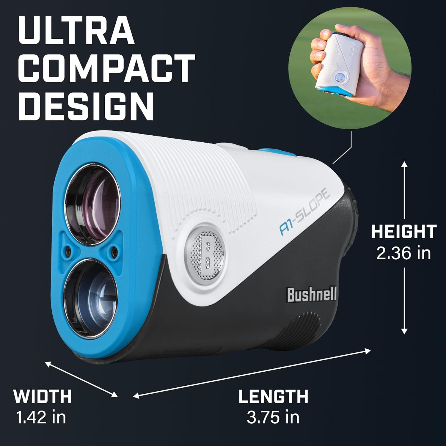 فاصلهیاب لیزری گلف Bushnell مدل A1-Slope فاصلهیاب لیزری گلف Bushnell مدل A1-Slope