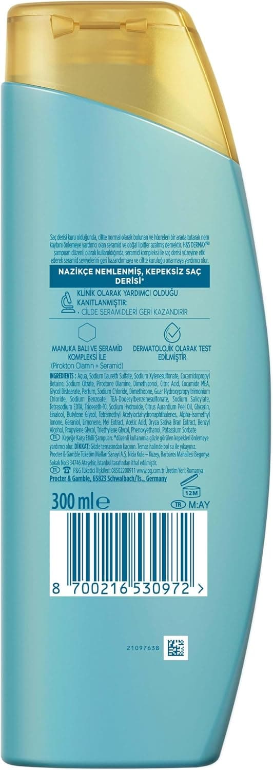 شامپو Head & Shoulders DermaXPRO ضد ریزش و شوره با کافئین و سرامید 300ml شامپو Head & Shoulders DermaXPRO ضد ریزش و شوره با کافئین و سرامید 300ml