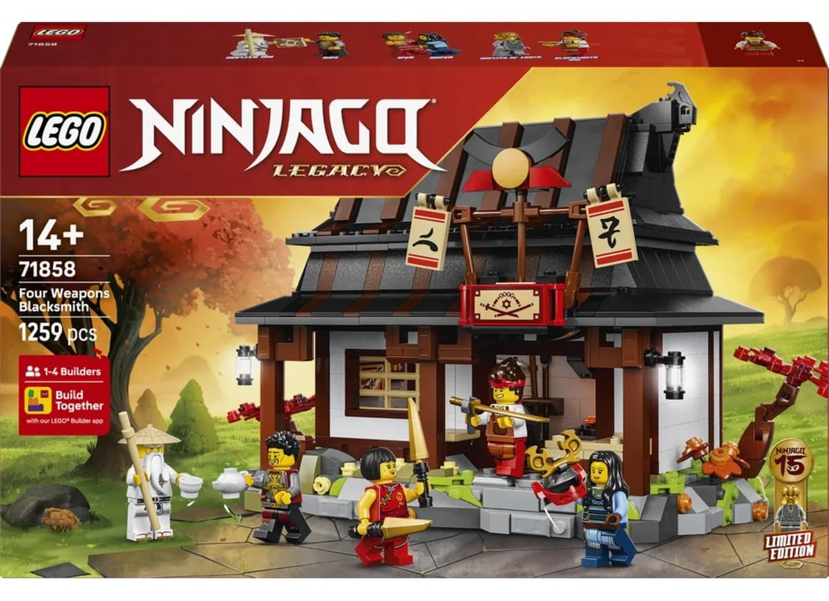لگو NINJAGO آهنگر چهار سلاح مدل 71858 با 1259 قطعه لگو NINJAGO آهنگر چهار سلاح مدل 71858 با 1259 قطعه