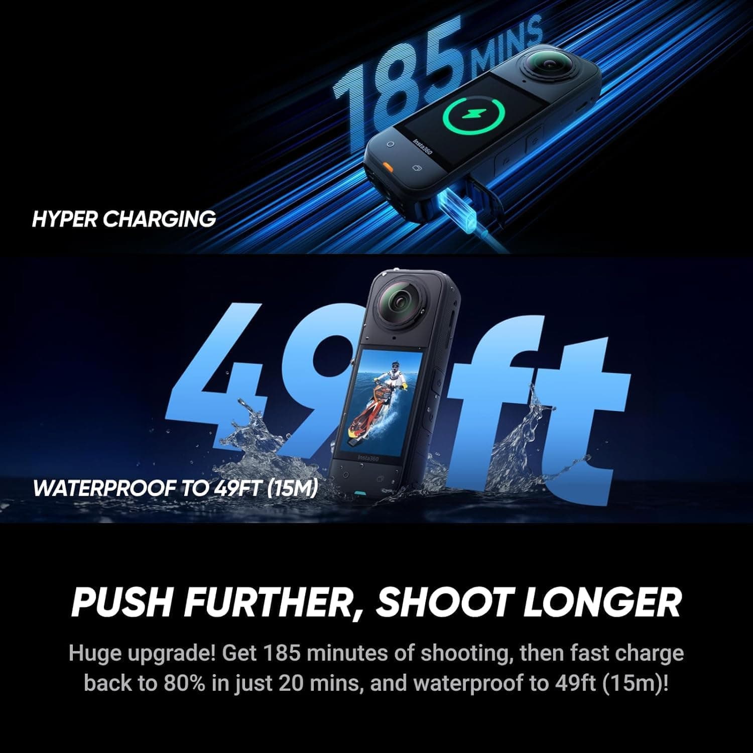 دوربین اکشن 360 درجه Insta360 با وضوح 8K بسته استاندارد مدل X5 همراه با کیف حمل لنز قابل تعویض دوربین اکشن 360 درجه Insta360 با وضوح 8K بسته استاندارد مدل X5 همراه با کیف حمل لنز قابل تعویض