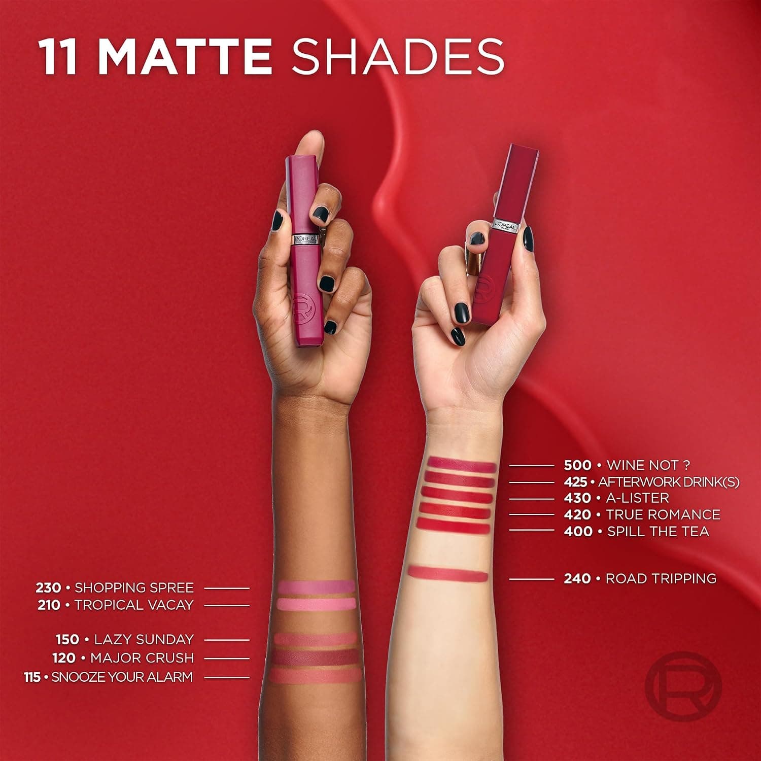 رژ لب مایع مات L'Oreal Paris Infaillible Matte Resistance مدل 120 Major Crush رژ لب مایع مات L'Oreal Paris Infaillible Matte Resistance مدل 120 Major Crush