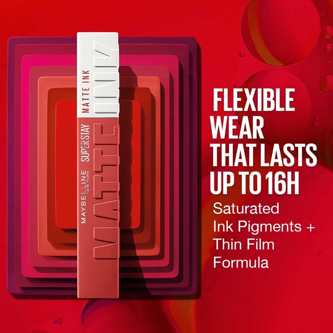 رژ لب مایع Maybelline Super Stay Matte Ink 16H مدل 515 Renegade رژ لب مایع Maybelline Super Stay Matte Ink 16H مدل 515 Renegade