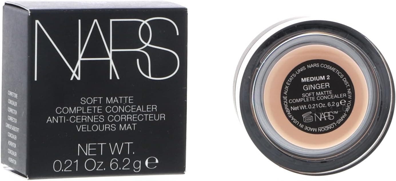 کانسیلر NARS Soft Matte Complete رنگ Medium 2 Ginger مدل 1282 کانسیلر NARS Soft Matte Complete رنگ Medium 2 Ginger مدل 1282